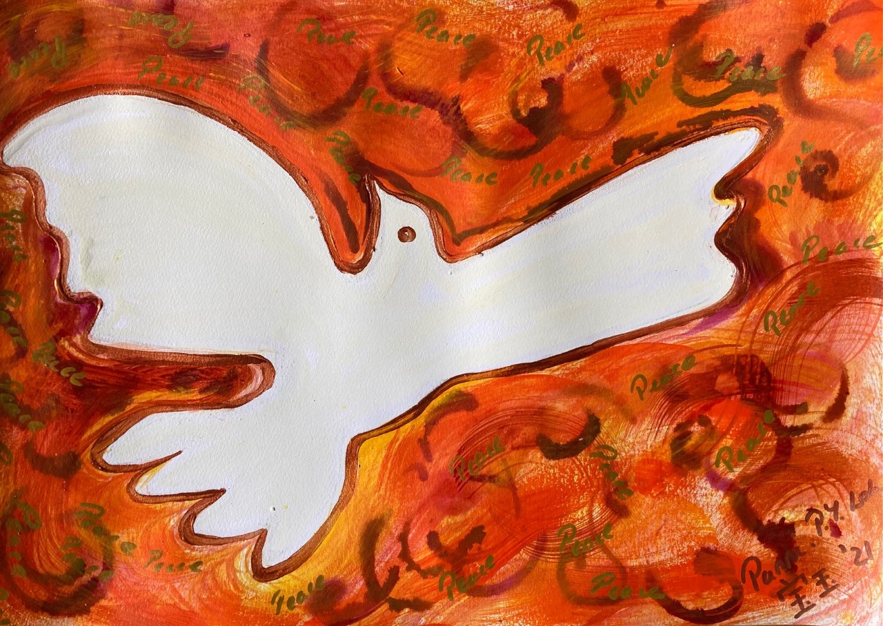 Peace One Hundredfold Orange Panni Loh