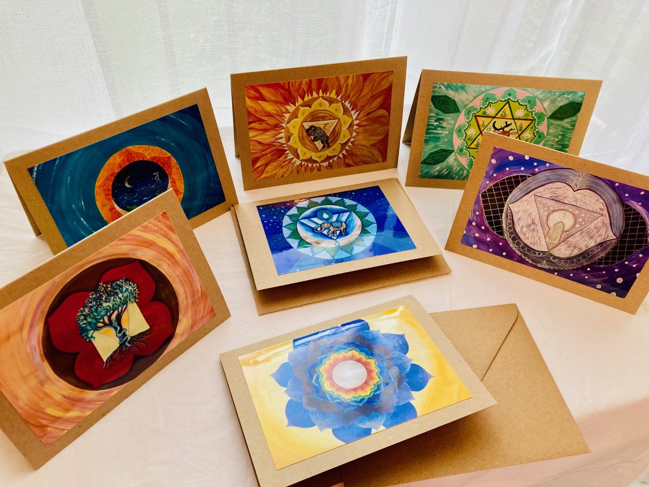 Chakra Greeting Card Set PLoh
